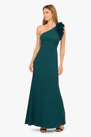 Asymmetrische Jurk - Bruin