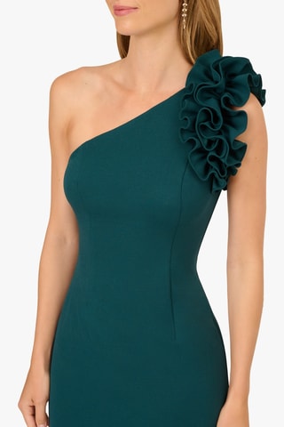 Asymmetrische Jurk - Bruin