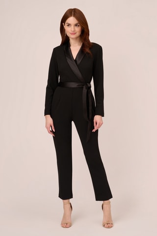7/8 Jumpsuit slim fit - Zwart
