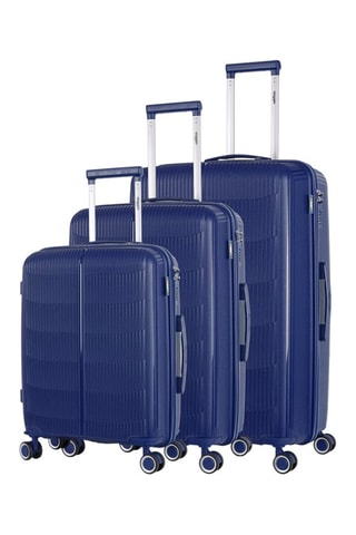 Set de 3 valises Andromède (S/M/L) - Bleu marine - 56/65/75 cm