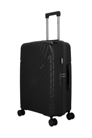 Handbagagetrolley en Weekendtrolley Lyra (S/M) - Zwart - 55/65 cm