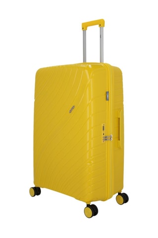 Low Cost Handbagagetrolley en Grote Trolley Lyra (XS/L) - Geel - 51/75 cm