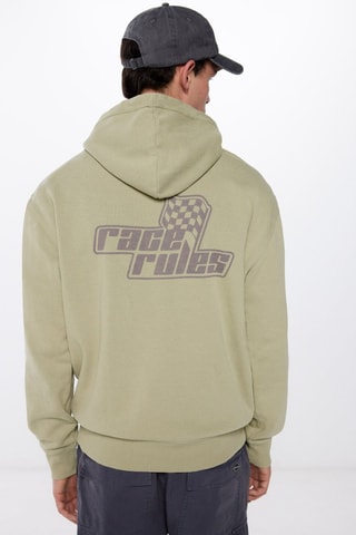 Sweater met capuchon - Groen