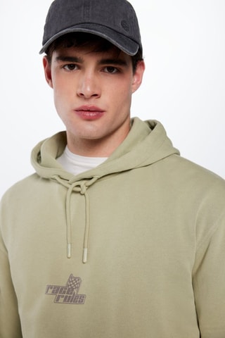 Sweater met capuchon - Groen