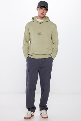 Sweater met capuchon - Groen