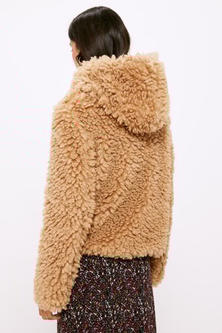 Giacca con cappuccio - Beige