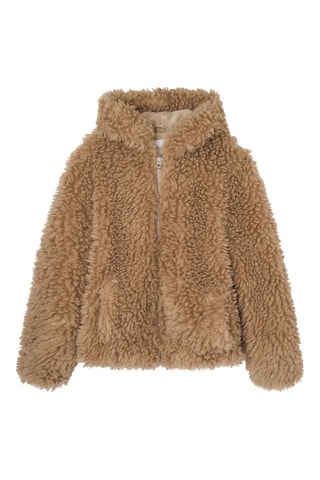 Giacca con cappuccio - Beige