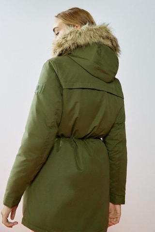 Parka con cappuccio - Verde