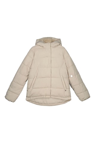 Piumino con cappuccio - Beige