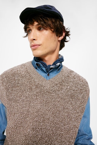 Mouwloos vest- Grijs