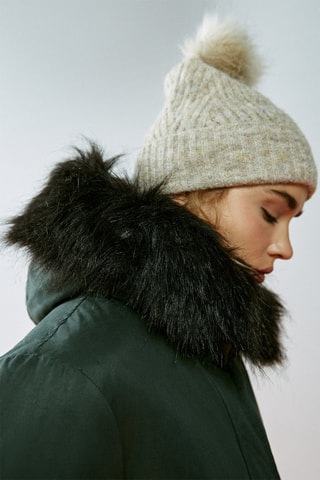 Parka con cappuccio - Verde