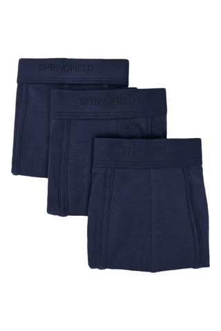 3 Boxers - Nachtblauw