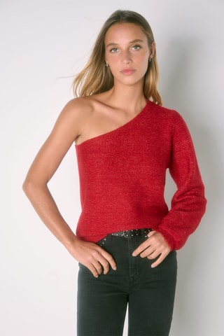 Maglia asimmetrica - Rosso