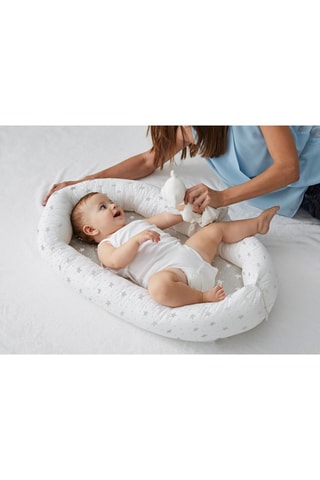 Reductor de cuna Stars & Dots - 48 x 90 cm - Blanco