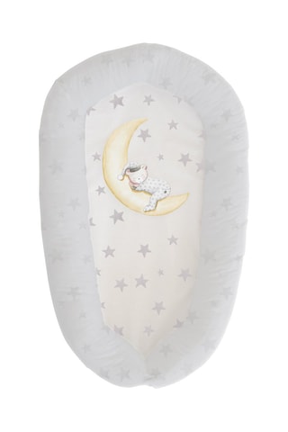 Reductor de cuna Marlon Night - Gris - 48 x 90 cm - Blanco