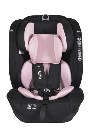 Silla de coche - Desde recién nacido hasta 12 años - De 70 a 150 cm - Rosa
