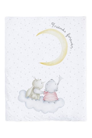 Minicuna de colecho de haya, nórdico y protector de cuna Rabbit Moon - Hasta 9 meses - 15 kg - Multicolor