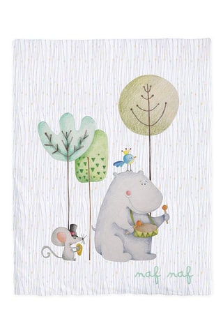 Minicuna de colecho de haya, nórdico y protector de cuna Happy Hipo - Hasta 9 meses - 15 kg - Multicolor