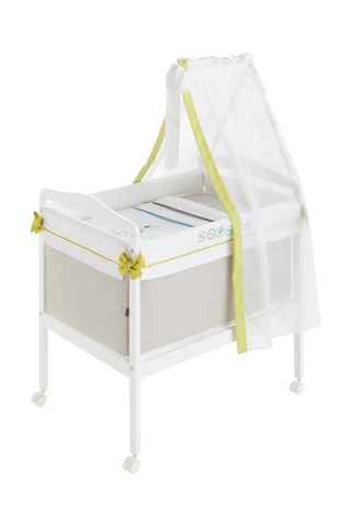 Minicuna y textil de cuna Eléphant - Desde recién nacido - 5 piezas - Verde