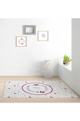 Alfombra Dulces Sueños - 110 x 150 cm - Desde 36 meses - Burdeos