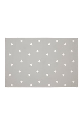 Alfombra - 120 x 160 cm - Blanco y gris