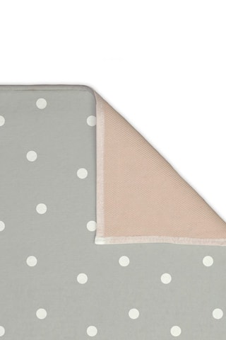 Alfombra - 120 x 160 cm - Blanco y gris