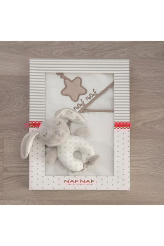 Estuche capa de baño, manopla y doudou Dreams - 3 artículos - 75 x 75 cm