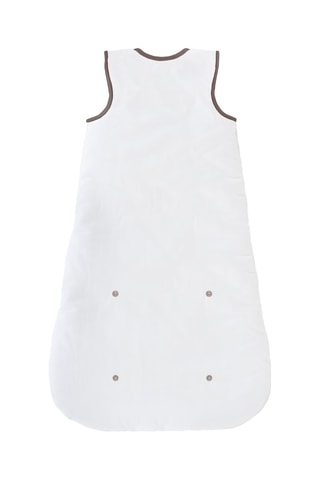 Saco de dormir Smiling Bear - 90 cm - Blanco y beige
