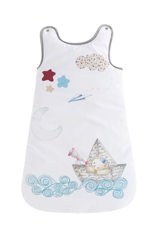 Saco de dormir Oso Barco - 90 cm - Blanco
