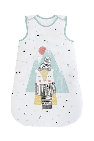 Saco de dormir - 70 cm - Blanco y multicolor