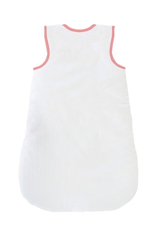 Saco de dormir - 70 cm - Blanco y rosa