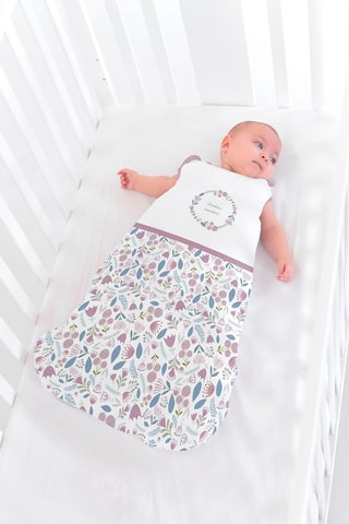 Saco de dormir Dulces Sueños - 70 cm - Blanco y azul