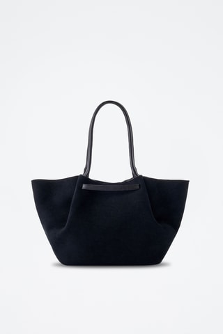 Cabas en cuir - Noir