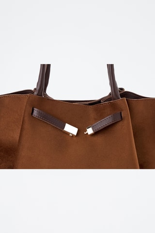 Cabas en cuir - Marron