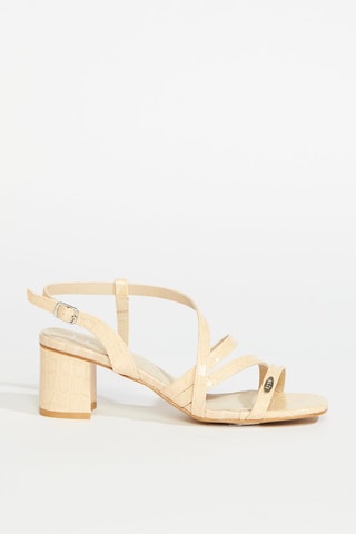 Sandalias de tacón Faustina - Crudo