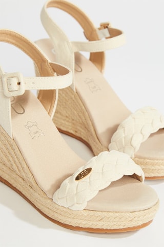 Sandalias de cuña Ferima - Beige