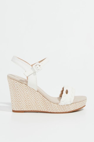 Sandalias de cuña Isabeau - Crudo