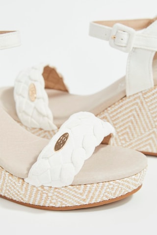 Sandalias de cuña Isabeau - Crudo