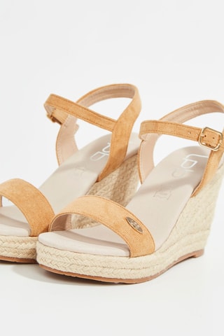 Sandalias de cuña Ignaza - Camel