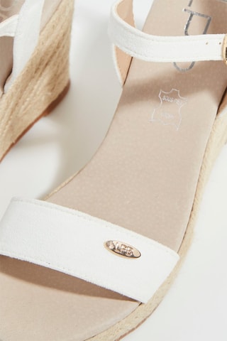 Sandalias de cuña Ignaza - Crudo