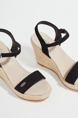 Sandalias de cuña Ignaza - Negro