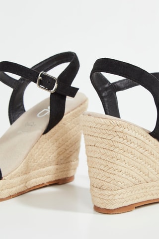 Sandalias de cuña Ignaza - Negro