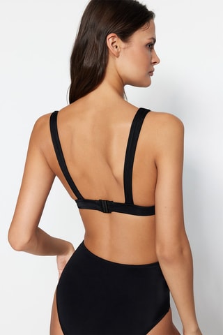 Parte de cima de biquíni Preto