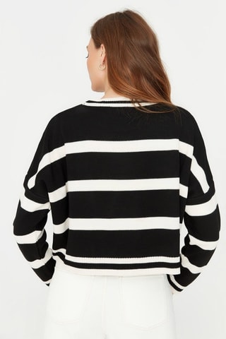 Camisola Preto e cru