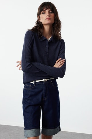 Camisola - Azul-marinho