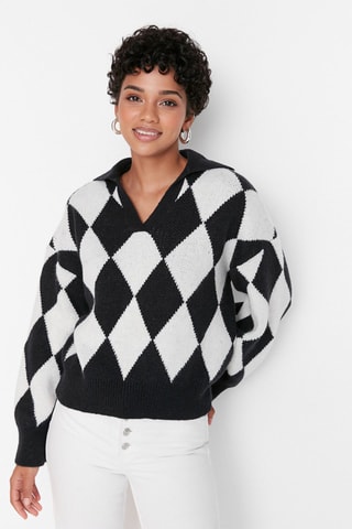 Camisola oversize - Preto