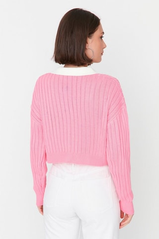 Casaco de malha - Rosa