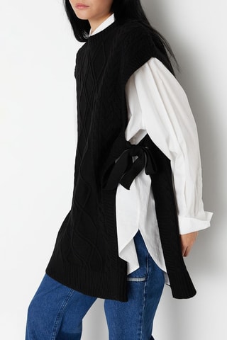 Casaco comprido - Azul-marinho