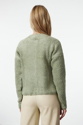 Casaco de malha - Verde-claro