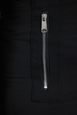 Calças flare cintura subida - Preto